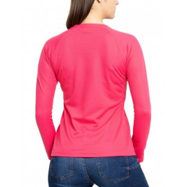 UV Shirt Dames Raspberry lange mouw - outdoor