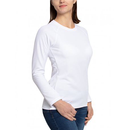 UV Shirt Dames Wit lange mouw - outdoor