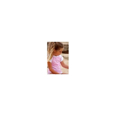 UV shirt & short Pale pink sparkle UV shirt & short Pale pink sparkle