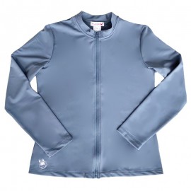 copy of UV shirt Blue met rits; Moeder, UV shirt, UV shirt Moeders, UV zwemkleding volwassenen, Dames UV Shirts Petit Crabe