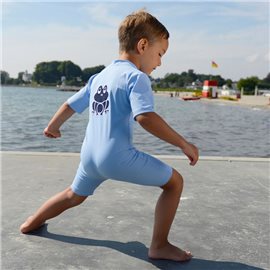 UV Zwempak Breeze Blue Frog - korte mouw UV Zwempak Breeze Blue Frog - korte mouw