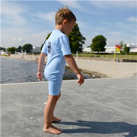 UV Zwempak Breeze Blue Frog - korte mouw UV Zwempak Breeze Blue Frog - korte mouw
