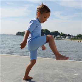 UV Zwempak Breeze Blue Frog - korte mouw UV Zwempak Breeze Blue Frog - korte mouw