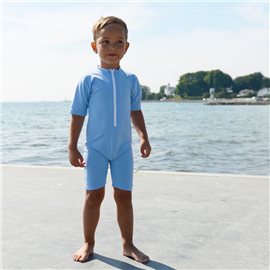 UV Zwempak Breeze Blue Frog - korte mouw UV Zwempak Breeze Blue Frog - korte mouw