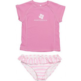 UV shirt en zwemshort Pink & white stripe UV shirt en zwemshort Pink & white stripe