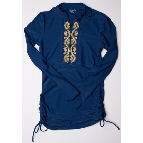 UV shirt navy/gold UV shirt navy/gold