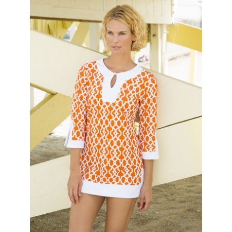 UV shirt orange beach