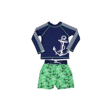 UV shirt en boardshort Captain lange mouwen UV shirt en boardshort Captain lange mouwen