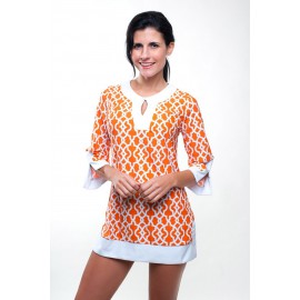 UV shirt orange beach