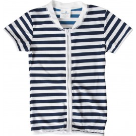 UV shirt rits blauw met bikini | 3 delige uv set meisjes