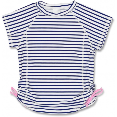 UV shirt donker blauw met witte lijnen | UV shirt meisje UV shirt donker blauw met witte lijnen | UV shirt meisje