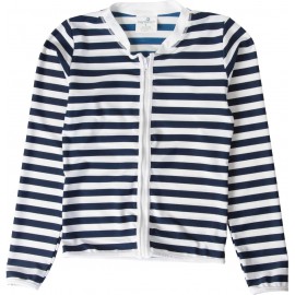 UV shirt navy white rits