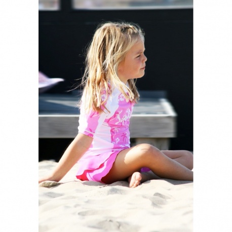 Schwimmshirt Palm Pink Schwimmshirt Palm Pink