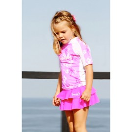 Schwimmshirt Palm Pink