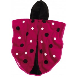 Poncho marine (blauw met wit)