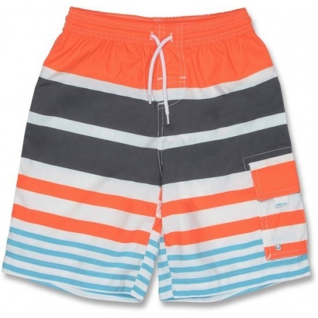 UV boardshort Navy hibiscus