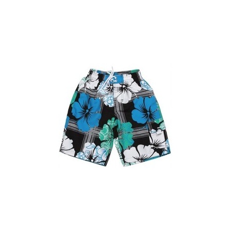 UV boardshort Navy hibiscus UV boardshort Navy hibiscus
