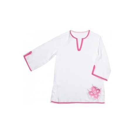 Wit met Roze kaftan Wit met Roze kaftan