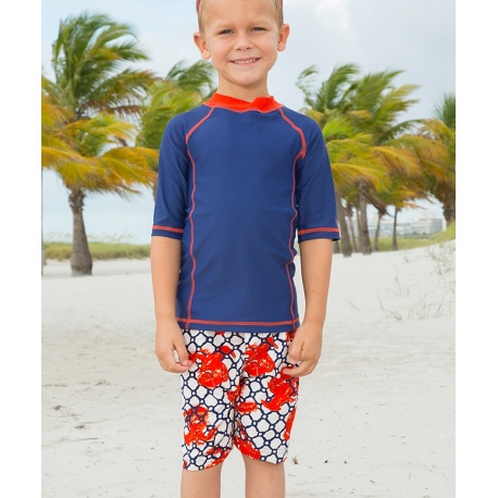 UV shirt en boardshort blue lobster UV shirt en boardshort blue lobster