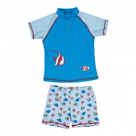 UV shirt en UV boardshort Maritiem