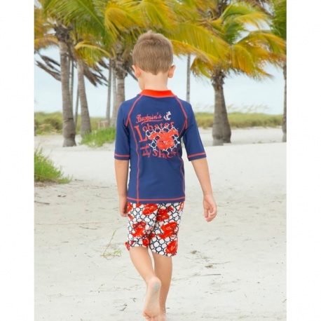 UV shirt en boardshort blue lobster UV shirt en boardshort blue lobster