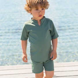 UV shirt met rits lange mauwen - Blauw UV shirt met rits lange mauwen - Blauw