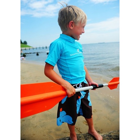 UV shirt White & boardshort Navy hibiscus UV shirt White & boardshort Navy hibiscus