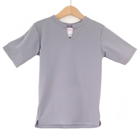 UV shirt met rits lange mauwen - Blauw UV shirt met rits lange mauwen - Blauw