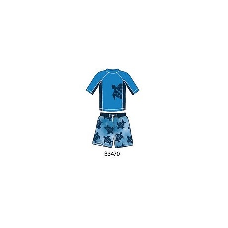 UV shirt & boardshort Red Blue UV shirt & boardshort Red Blue