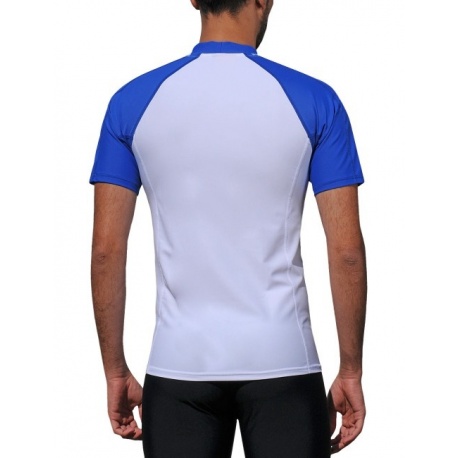 UV Shirt White Blue UV Shirt White Blue