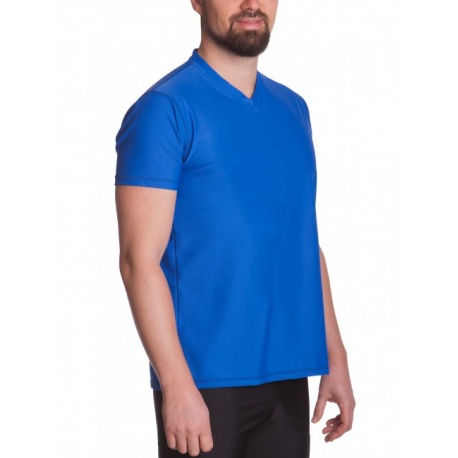 UV V-Shirt Blue | Schwimm shirt Blue mit UV schutz