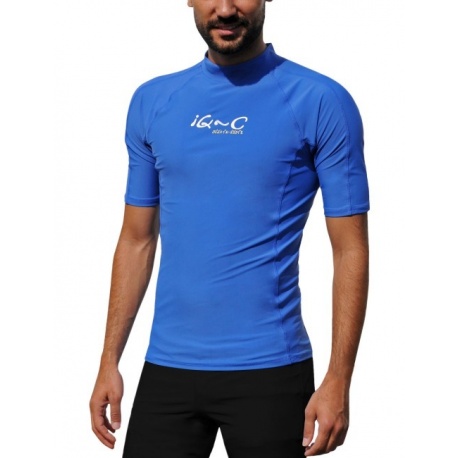 Herren UV Shirt Blue | Schwimmshirt Herren Blue IQ-UV  Herren UV Shirt Blue | Schwimmshirt Herren Blue IQ-UV