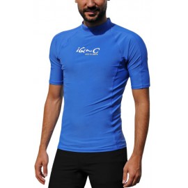 Herren UV Shirt Blue | Schwimmshirt Herren Blue IQ-UV 