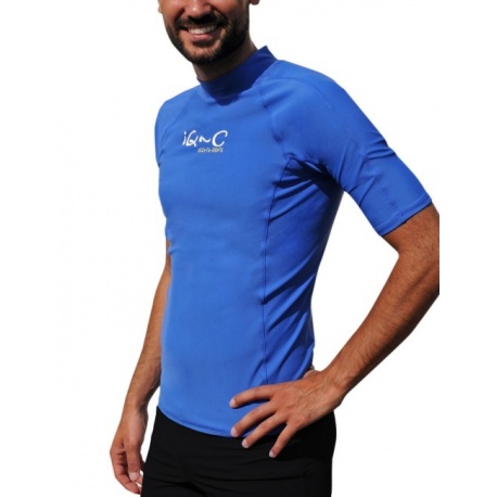 Herren UV Shirt Blue | Schwimmshirt Herren Blue IQ-UV  Herren UV Shirt Blue | Schwimmshirt Herren Blue IQ-UV