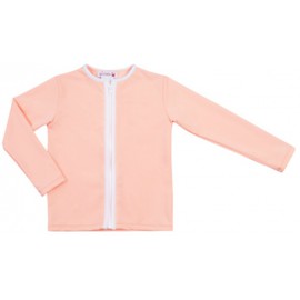 UV Shirt Peach mit langen Ärmeln mit Reißverschluss (YKK)  UV Shirt Peach mit langen Ärmeln mit Reißverschluss (YKK)