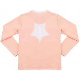 UV Shirt Peach mit langen Ärmeln mit Reißverschluss (YKK)  UV Shirt Peach mit langen Ärmeln mit Reißverschluss (YKK)