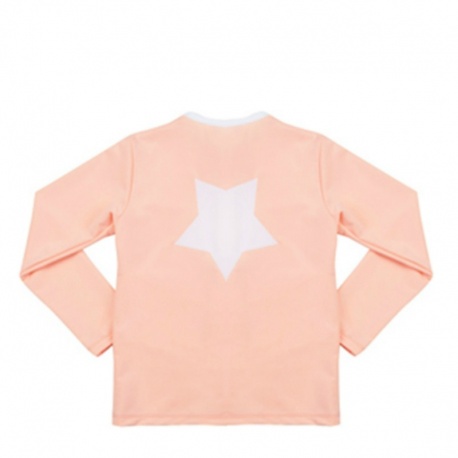 UV Shirt Peach mit langen Ärmeln mit Reißverschluss (YKK)  UV Shirt Peach mit langen Ärmeln mit Reißverschluss (YKK)