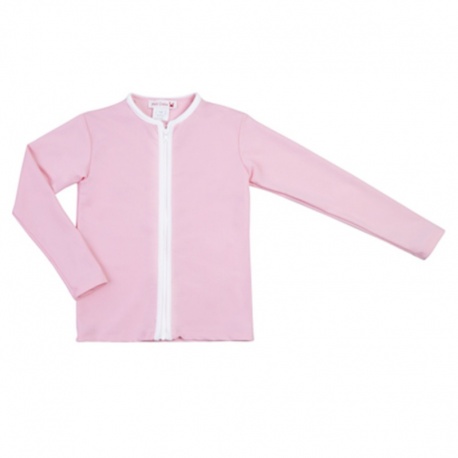 UV Shirt mit langem Arm - Reißverschluss - Soft Roses Petit Crabe UV Shirt mit langem Arm - Reißverschluss - Soft Roses Petit Crabe