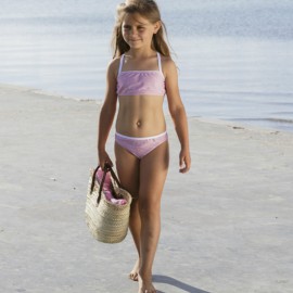 Mädchen Bikini Floral Soft Roses Petit Crabe Mädchen Bikini Floral Soft Roses Petit Crabe