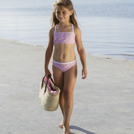 Mädchen Bikini Floral Soft Roses Petit Crabe Mädchen Bikini Floral Soft Roses Petit Crabe