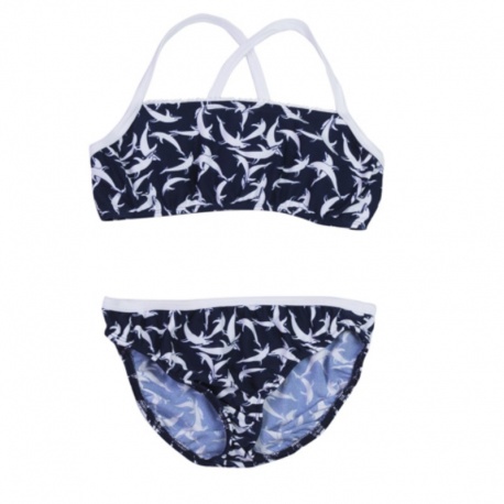 Mädchen Bikini Blue Dolphin Petit Crabe