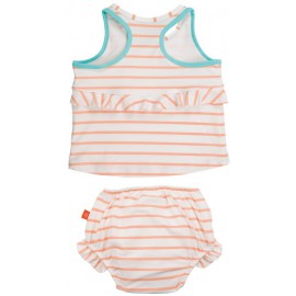 Tankini Peach Stripe mit UV Schutz