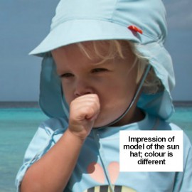 Baby Sonnenhut Weiß mit Nackenschutz Baby Sonnenhut Weiß mit Nackenschutz
