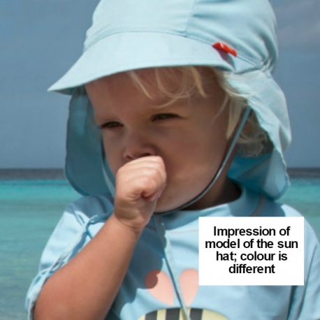 Baby Sonnenhut Weiß mit Nackenschutz Baby Sonnenhut Weiß mit Nackenschutz