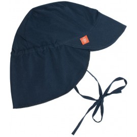 Baby Sonnenhut marine mit Nackenschutz