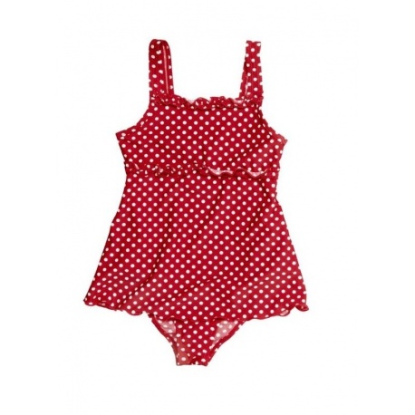 UV strandjurkje Rood met witte stippen