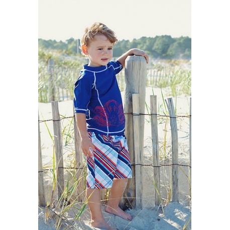 UV shirt & boardshort Red Blue UV shirt & boardshort Red Blue