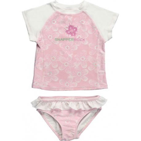 UV shirt & short Pale pink sparkle UV shirt & short Pale pink sparkle