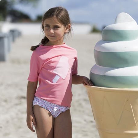 UV Shirt Watermelon Ice Cream | Mädchen Badeshirt 