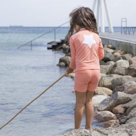 UV Shirt Coral mit langen Ärmeln | Mädchen Badeshirt  UV Shirt Coral mit langen Ärmeln | Mädchen Badeshirt